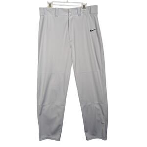 Nike Baseball Pants Mens Extra Large Gray Dri Fit Active Sports Performance